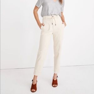 NWT - Madewell Tie-Waist Tapered Pants - Size 25